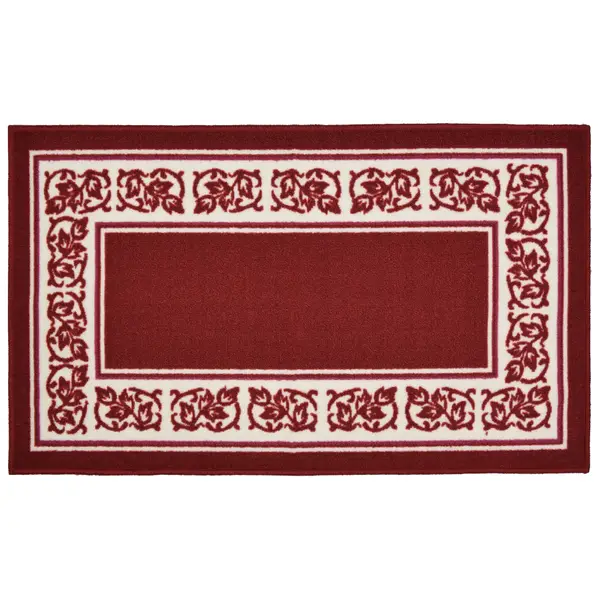 Mosaic Masterpiece Area Rug with Floral Border
