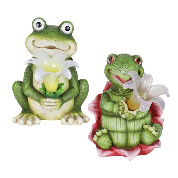 Frog And Turtle Garden Statues Garden Design Ideas