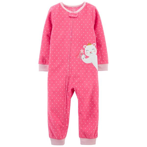 fleece footless pajamas