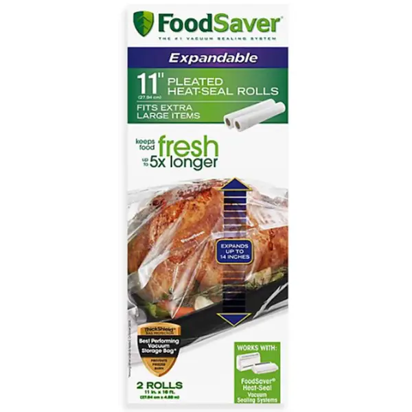 8''x25' Vacuum Sealer Bags for Freezer Food Saver (2 Rolls