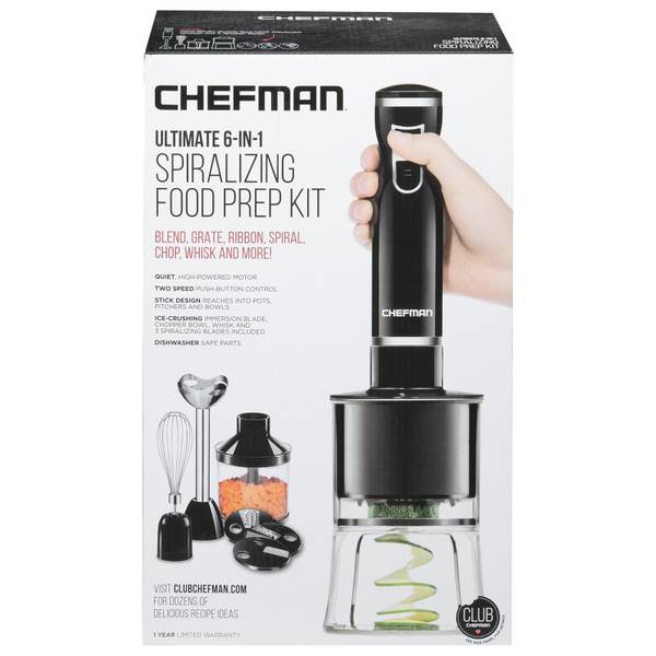 Chefman Spiralizer Immersion Blender Set - 9044822 | Blain's Farm & Fleet