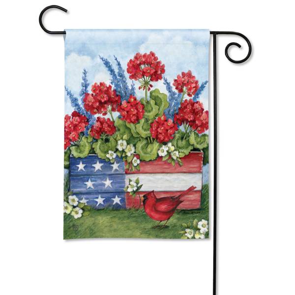 Studio M Patriotic Planter Box Garden Flag - 33098 | Blain's Farm & Fleet