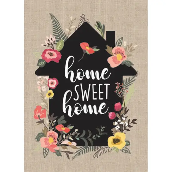 Details about   Evergreen Decorative Garden Flag Home Sweet Home  12x18 