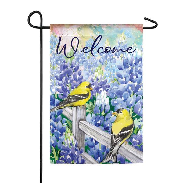 Evergreen Enterprises Suede Field of Bluebonnets Garden Flag - 14S9033 ...