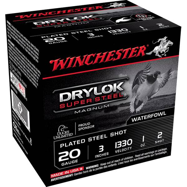 Photo of Drylok 20ga 3" #2 1 oz Steel Ammo