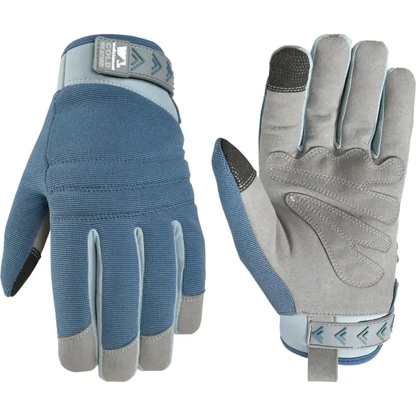 Wells Lamont Men's Cowhide Leather Work Gloves, Adjustable Wrist, Puncture  and Cut Resistant