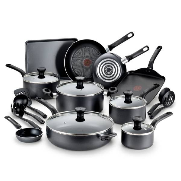 TFal Easy Care 20Piece NonStick Cookware Set 9049560 Blain's