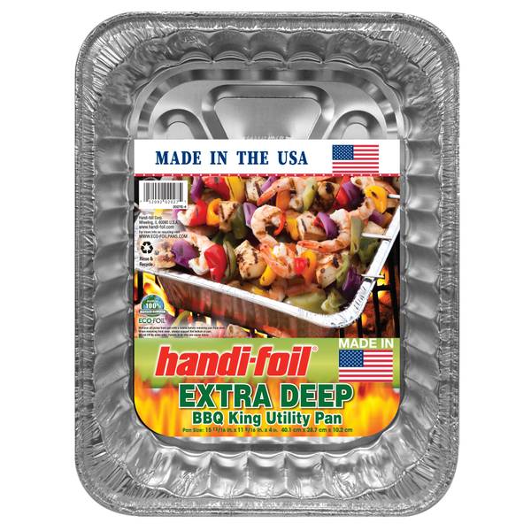 Handi-Foil Extra Deep BBQ King Utility Pan - HFEDUP | Blain's Farm & Fleet