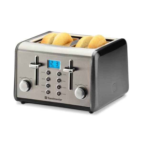 Toastmaster 4Slice Digital LCD Display Toaster TM48TSBS Blain