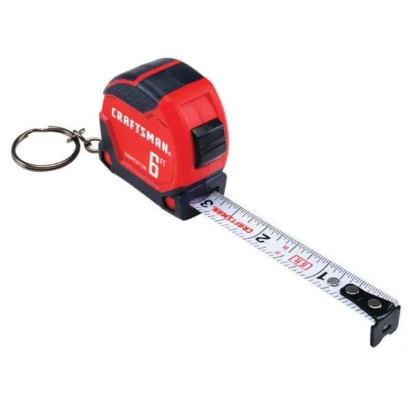 Craftsman 6ft Tape Measure with Key Ring