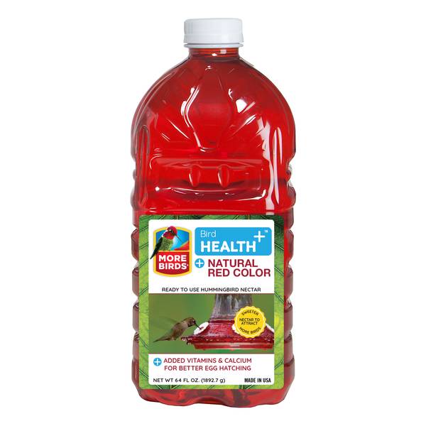 UPC 815562007004 product image for More Birds 64 oz Ready-to-Use Bird Health+ Red Hummingbird Nectar | upcitemdb.com