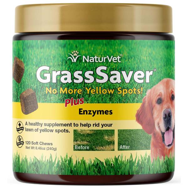 NaturVet 120-Count GrassSaver Plus Enzymes for Dogs - 07952A | Blain's