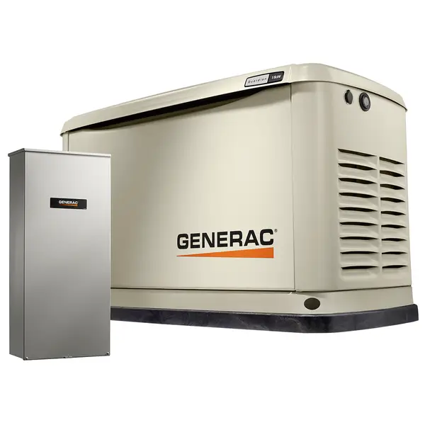 Generac Guardian Series 24/21kW Wi-Fi Home Standby Generator with transfer  switch - G0072100