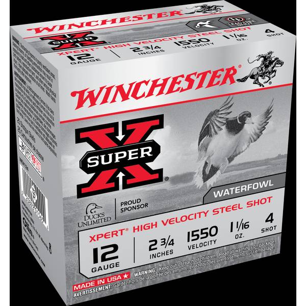 Winchester Super-X High-Brass Shotshells 12 ga 2-3/4 1-1/4 oz
