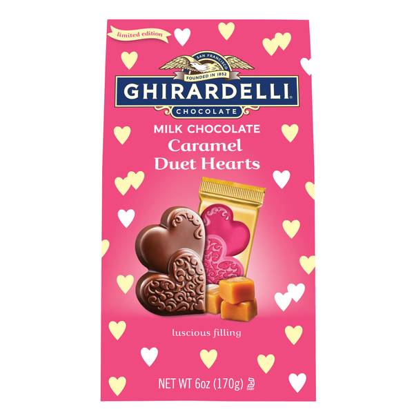 UPC 747599408229 - Ghirardelli Milk Chocolate Caramel Duet Hearts For ...