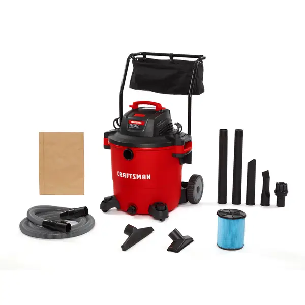 Craftsman CMXEVBE17656 20 Gallon 6.5 Peak HP Wet/Dry Vac with Cart
