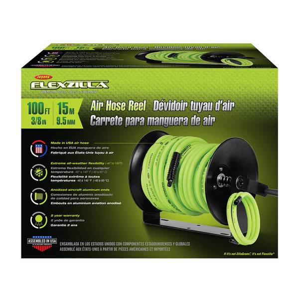 air compressor hose reel 100 ft in Air Hose Online Shopping