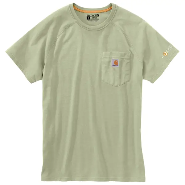 Carhartt Mens Force Cotton Delmont Short Sleeve T-Shirt Regular and Big & Tall Sizes 