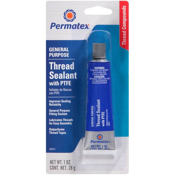 Permatex® Thread Sealant With PTFE, 16 OZ - Permatex