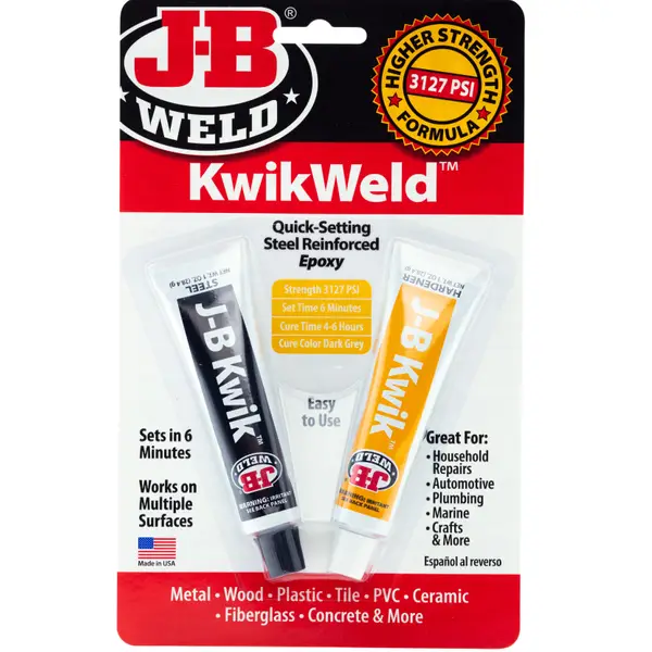 JB Weld High Heat Epoxy Syringe, Dark Grey