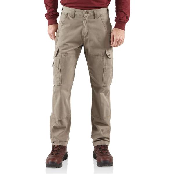 Carhartt Men's Ripstop Relaxed Fit Work Pants, Desert, 36x32 - B342DES ...