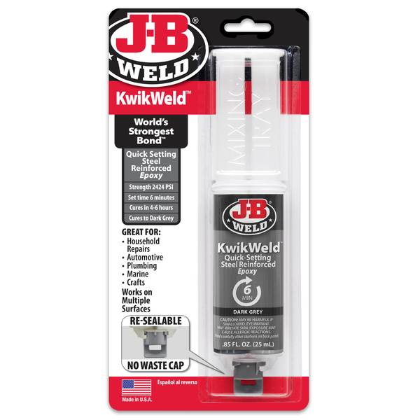 J-B Weld 25 ml KwikWeld Epoxy Syringe