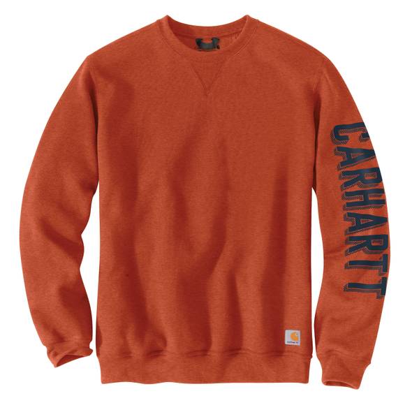 Carhartt Men's Midweight Crewneck Logo Sweatshirt - 104904Q15-2X ...