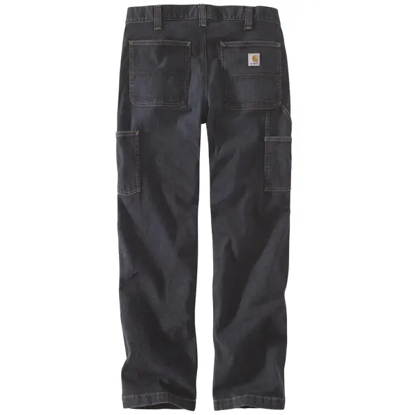 Carhartt Work Dungaree Denim Jeans Relaxed Straight Men Taille 44x32 