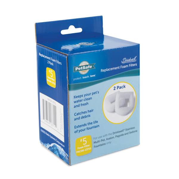 Petsafe 2-pack Drinkwell Replacement Foam Filters - Pac00-13711 