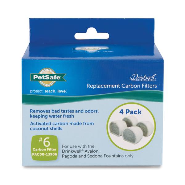 PetSafe 4-Pack Drinkwell Replacement Carbon Filters - PAC00-13906 ...