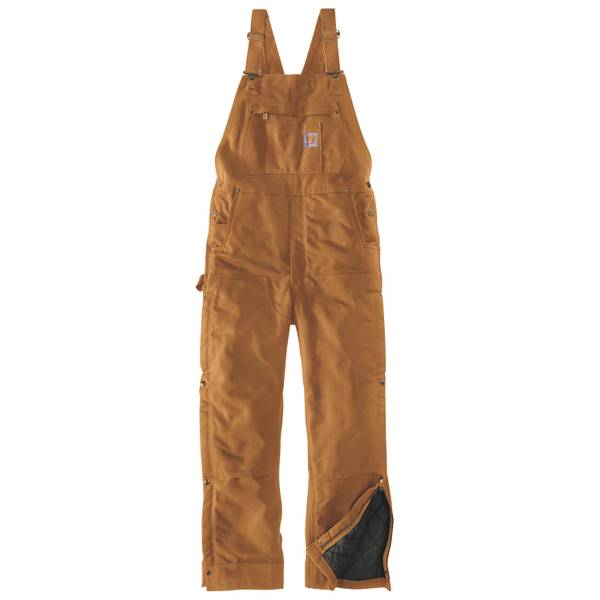  Carhartt Women's Rugged Flex Relaxed Fit Twill Bib Overall,  Brown, XX-Large : Clothing, Shoes & Jewelry