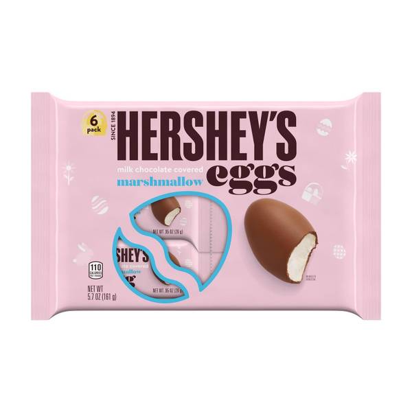 Hershey's 6Count Easter Milk Chocolate Covered Marshmallow Eggs 3266140 Blain's Farm & Fleet
