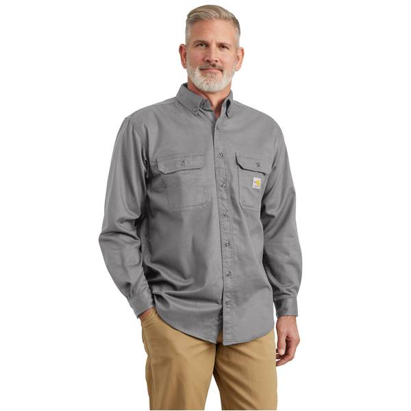 Carhartt Men's Flame-Resistant Twill Long Sleeve Shirt - FRS160