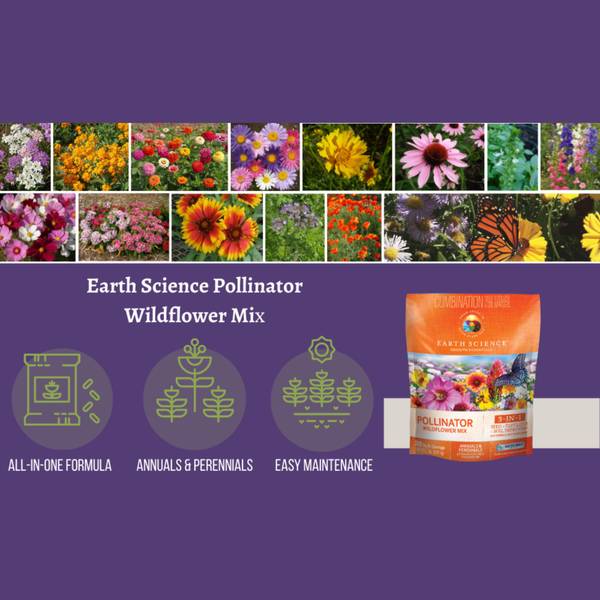 Earth Science 2 lb Wildflower Pollinator Mix - 12136-6 | Blain's Farm &  Fleet