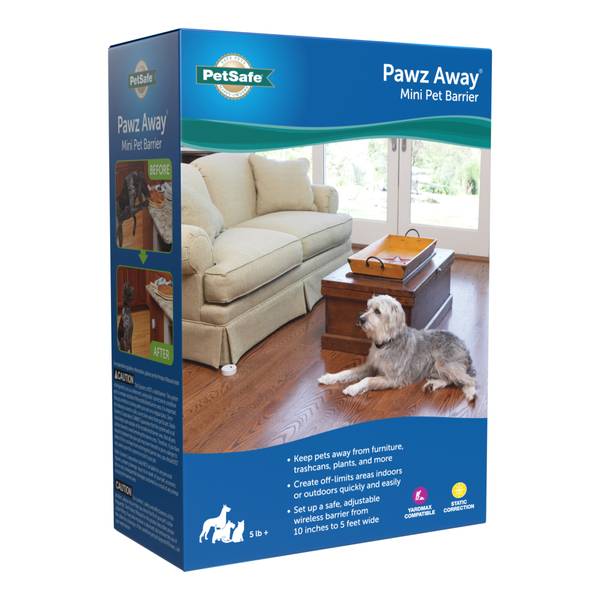 PetSafe Pawz Away Mini Pet Barrier for Cats and Dogs - Adjustable Range up  to 2 1/2 Feet Radius - Pet Proof Your Home - Waterproof - For Use Indoors