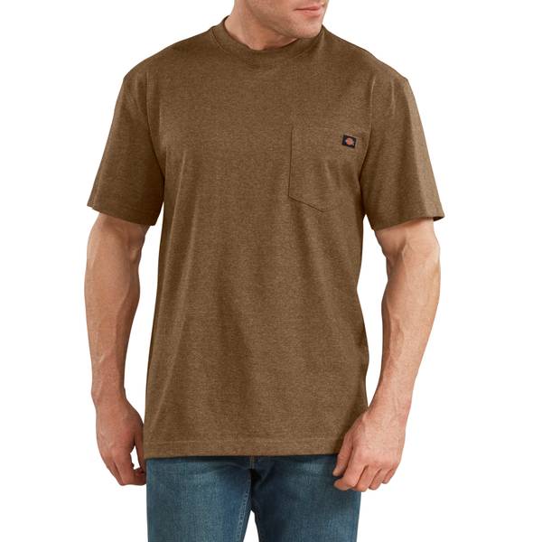 Dickies Men's Short Sleeve Heavyweight T-Shirt, Duck Heather, S ...