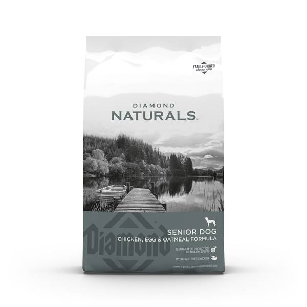 Diamond Naturals 18 lb Chicken, Egg & Oatmeal Formula Senior Dog Food