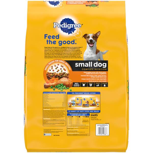 Pedigree 14 lb Small Dog Roasted Chicken Rice Vegetable Flavor Dry Dog Food PED14366 Blain s Farm Fleet