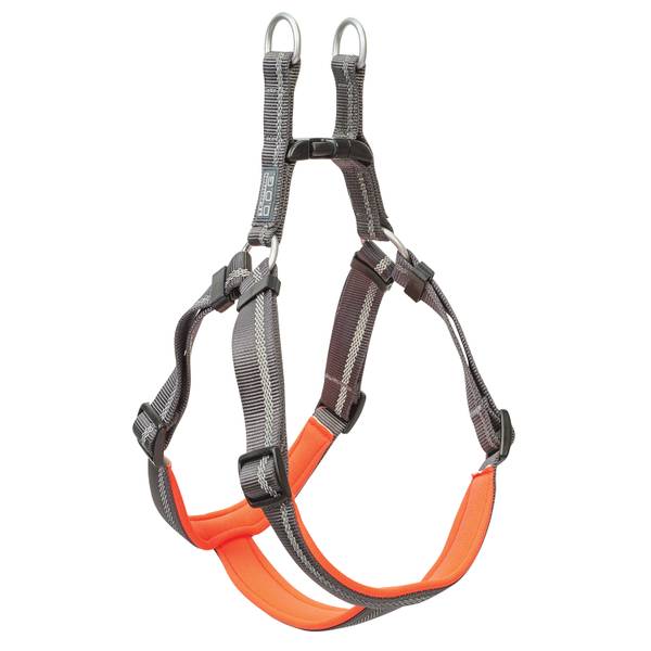 Orange reflective dog harness best sale