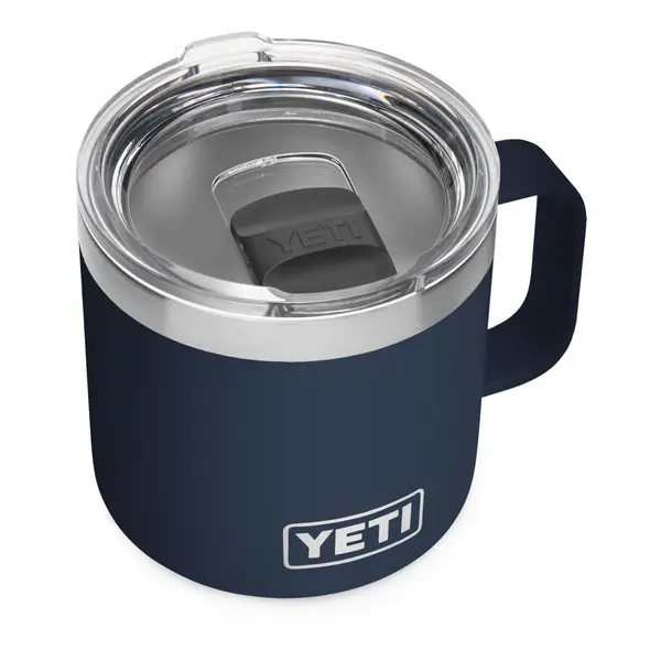 16oz YETI Rambler Pint with a magslider lid in Navy - Drive Thru  ExBEERience - Champlain Valley Hops - Vermont Brewers Association