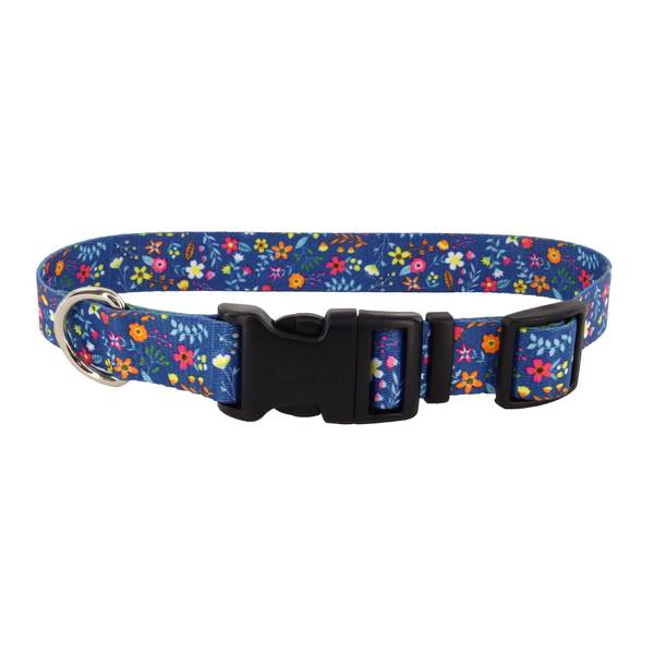 Coastal Pet 1"x 14" 20" Adjustable Dog Collar, Navy 60920 NLF20