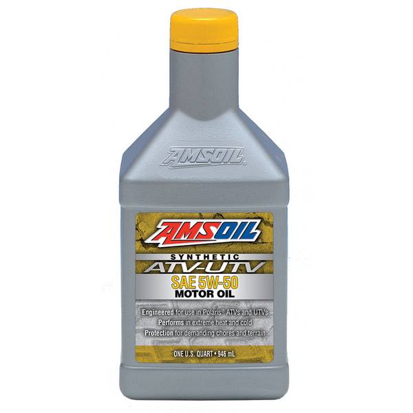 Amsoil 1 QT 5W50 Synthetic ATV/UTV Engine Oil - AMSOAUV50QT | Blain's ...