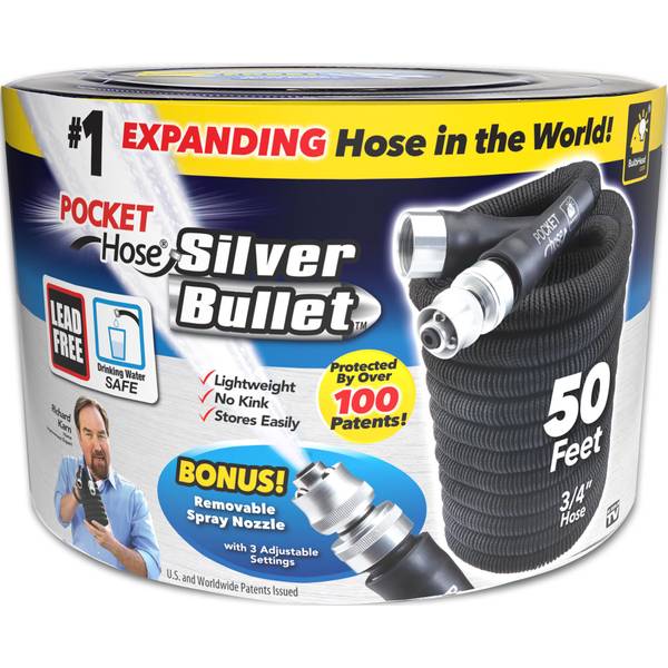 As Seen On TV 50' Silver Bullet Pocket Hose - 13397-12 | Blain's Farm