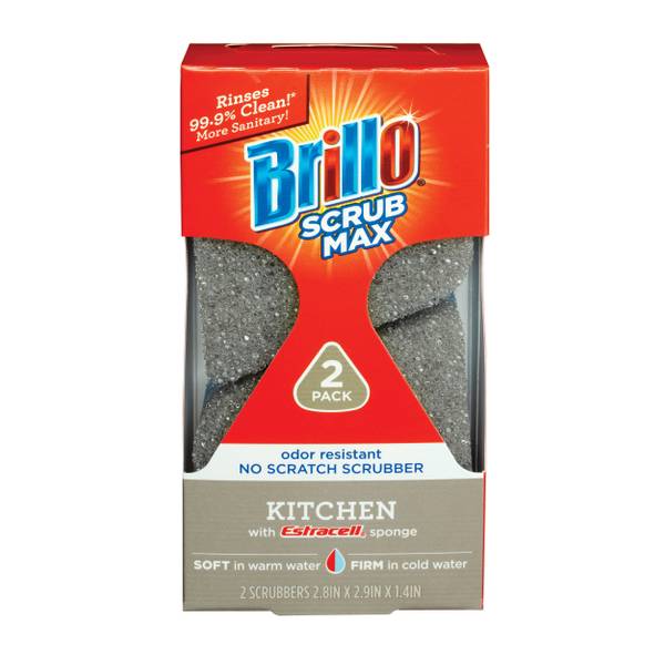 UPC 070881248242 product image for Brillo 2-Count Scrub Max Kitchen | upcitemdb.com