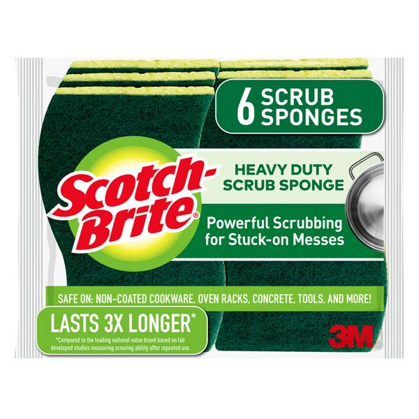 Scrub Daddy Sponge + Scrubber, Dual Sided, 3 Pack 3 Ea