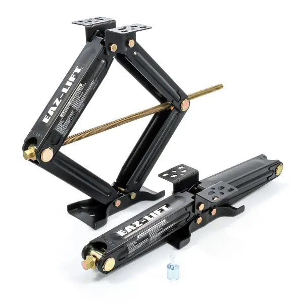 Camco 2-Pack EAZ-LIFT Leveling Scissor Jack - 48830 | Blain's Farm