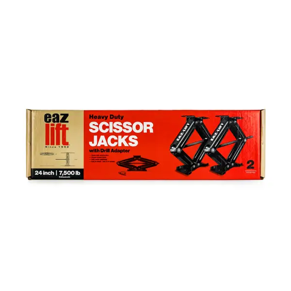 Camco 2-Pack EAZ-LIFT Leveling Scissor Jack - 48830 | Blain's Farm