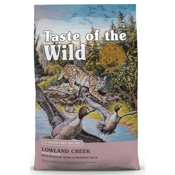 Photo of Lowland Creek Cat Food with Roasted Quail and Duck, Cage-Free