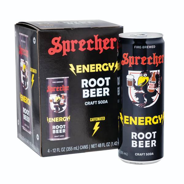 Sprecher Brewing Co. 4Pack 12 oz Energy Root Beer CAN12RBE Blain's Farm & Fleet