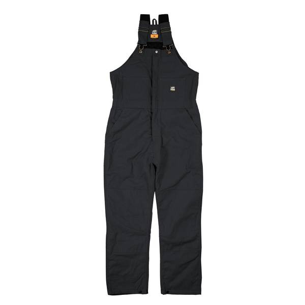 Berne Heritage Mens Big and Tall Insulated Workwear Overall, X-large Tall, Black